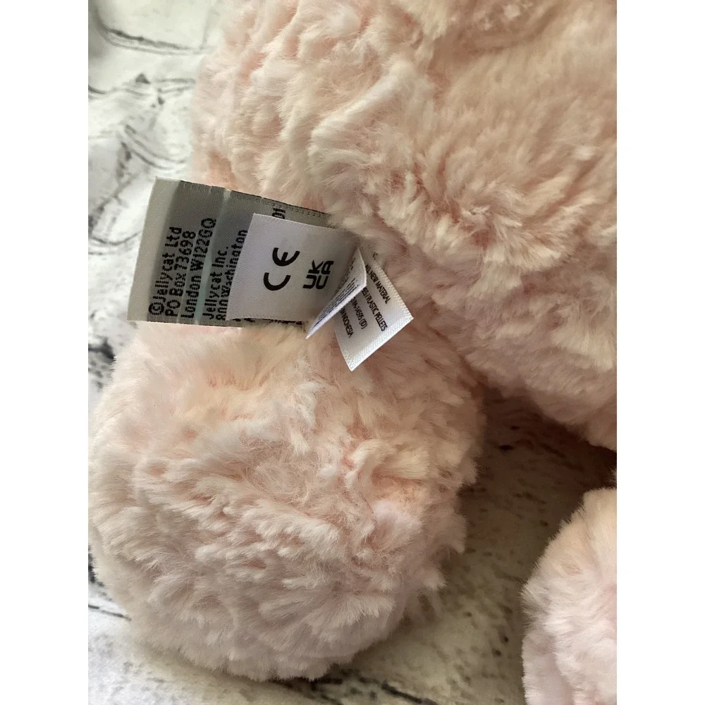 Jellycat Bartholomew Bear Large Blush Pink Plush Stuffed Animal Toy 14 inch